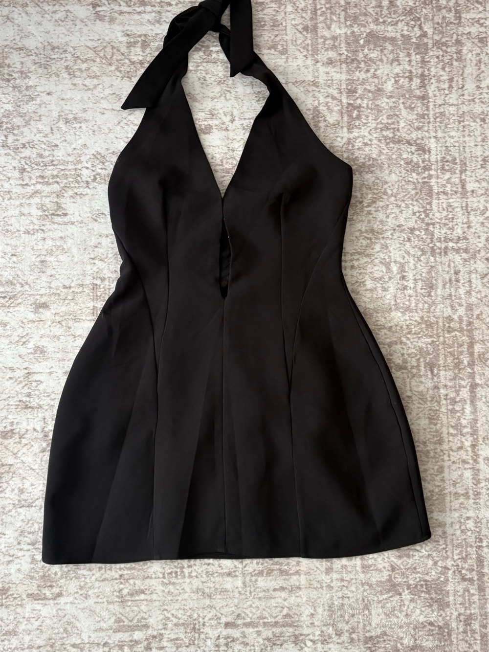 Saints and secrets Halter Neck Black Cocktail Dress